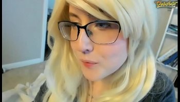 big clit zoom webcam recording of sexy blonde amateur happylilcamgirl