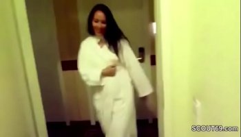 german milf seduce to fuck by stranger young boy on holiday