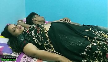 indian hot stepsister getting fucked by junior at midnight real desi hot sex