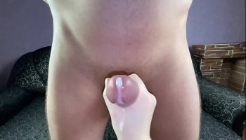 female pov handjob with edging