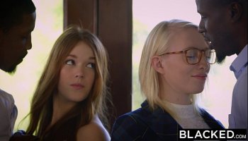 blacked redhead kimberly brix first interracial threesome