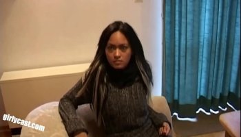 skinny girl smya participates in cuckold experiment